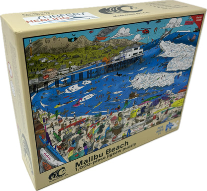 Malibu Beach 1,000 piece jigsaw puzzle