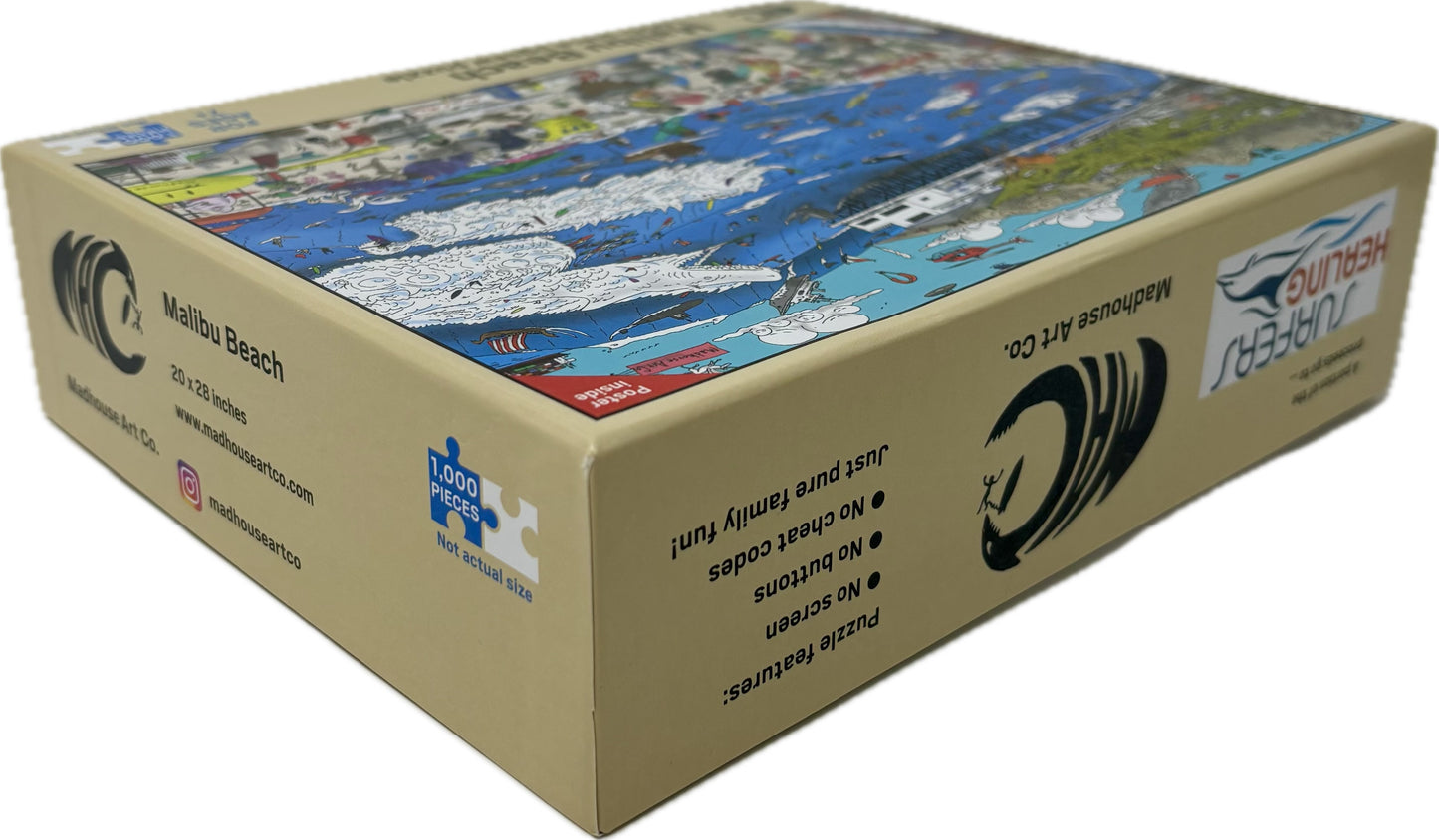 Malibu Beach 1,000 piece jigsaw puzzle