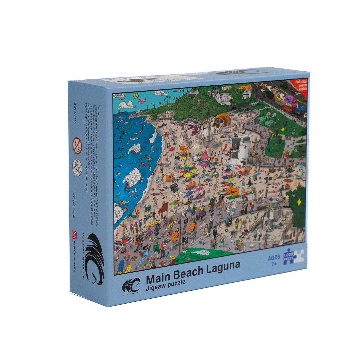 Main Beach Laguna - 1,000 Piece Jigsaw Puzzle