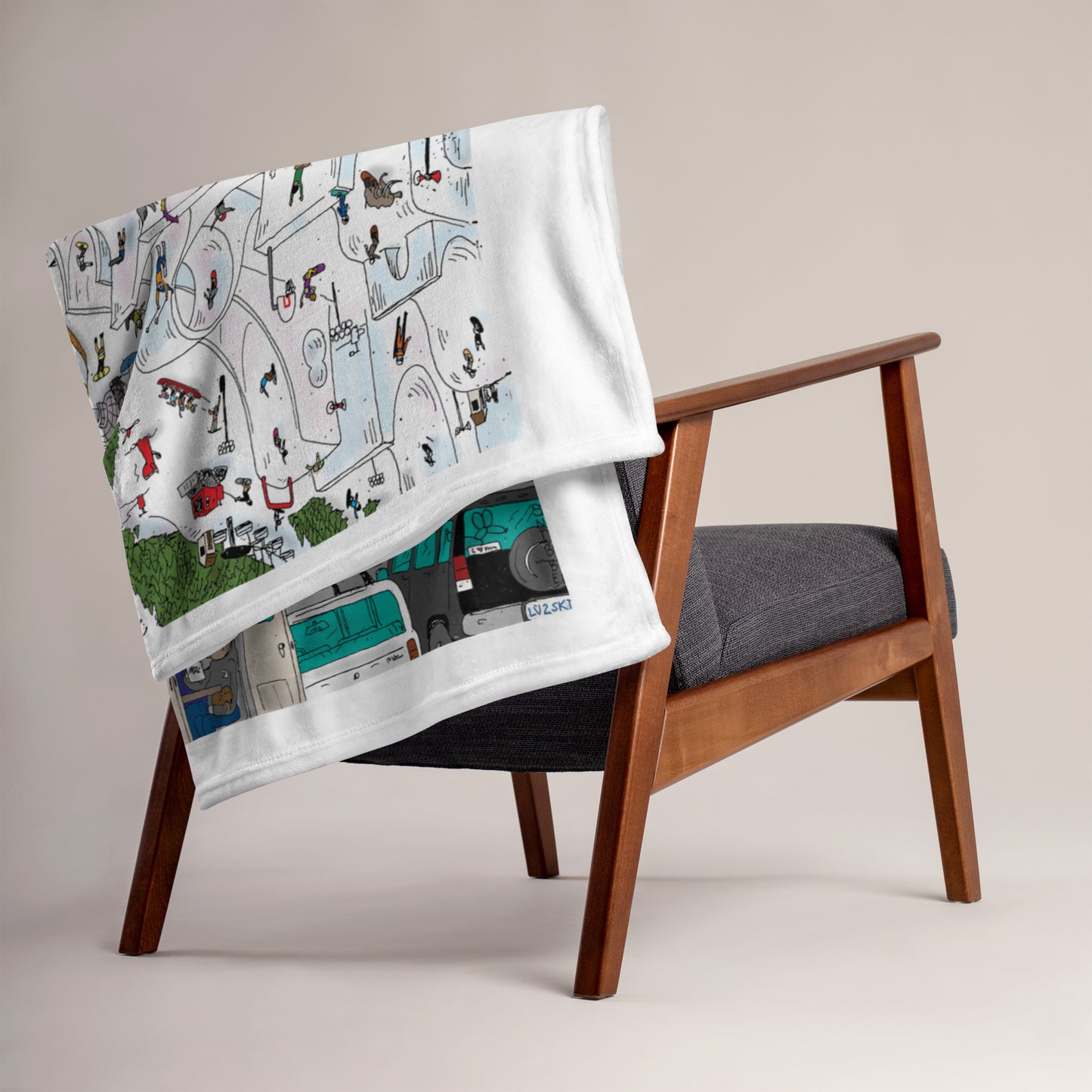 Mountain Madness Throw Blanket