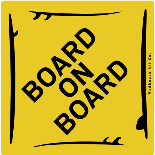 Board on Board sticker