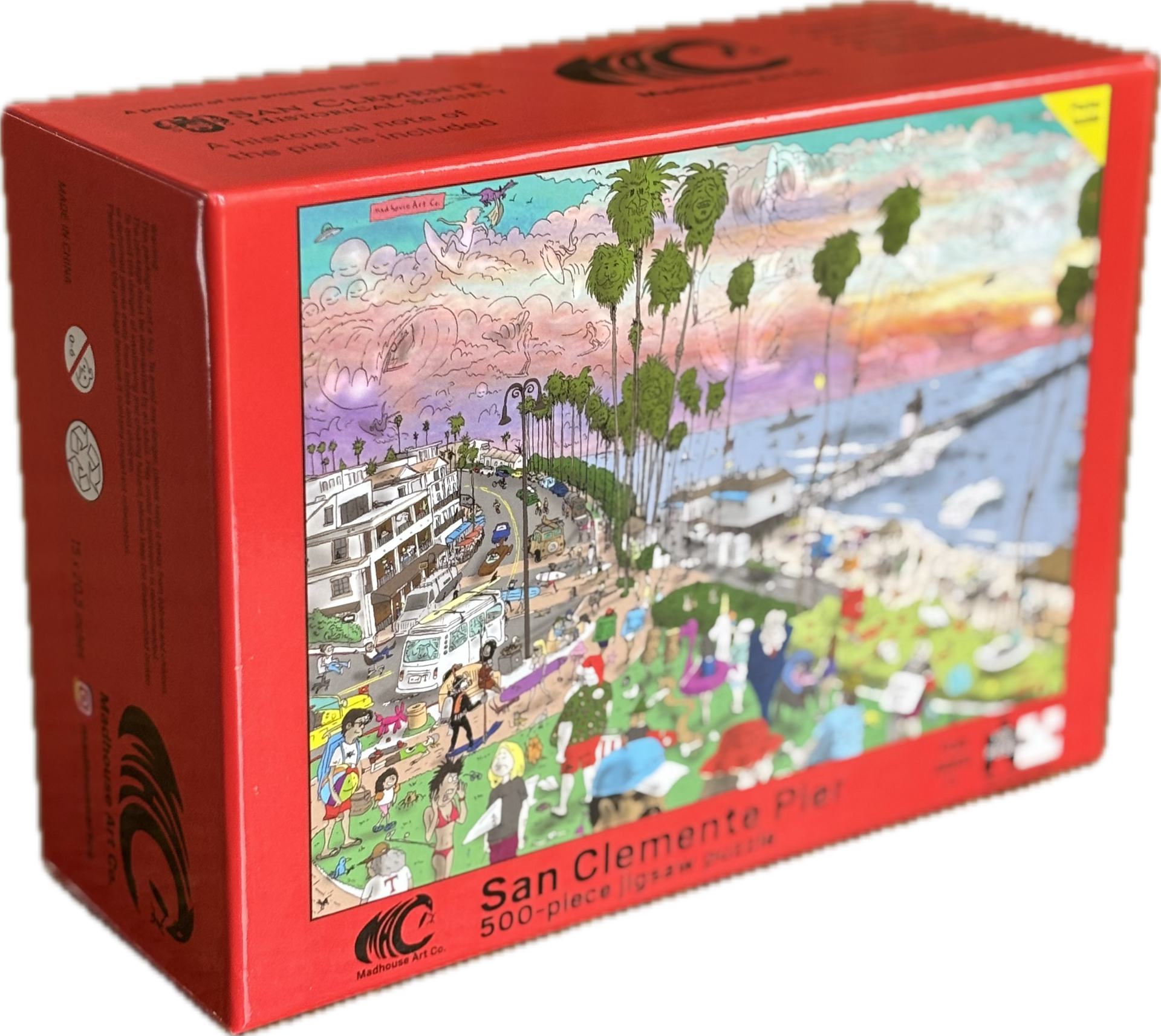 San Clemente Pier Jigsaw Puzzle – Madhouse Art Company
