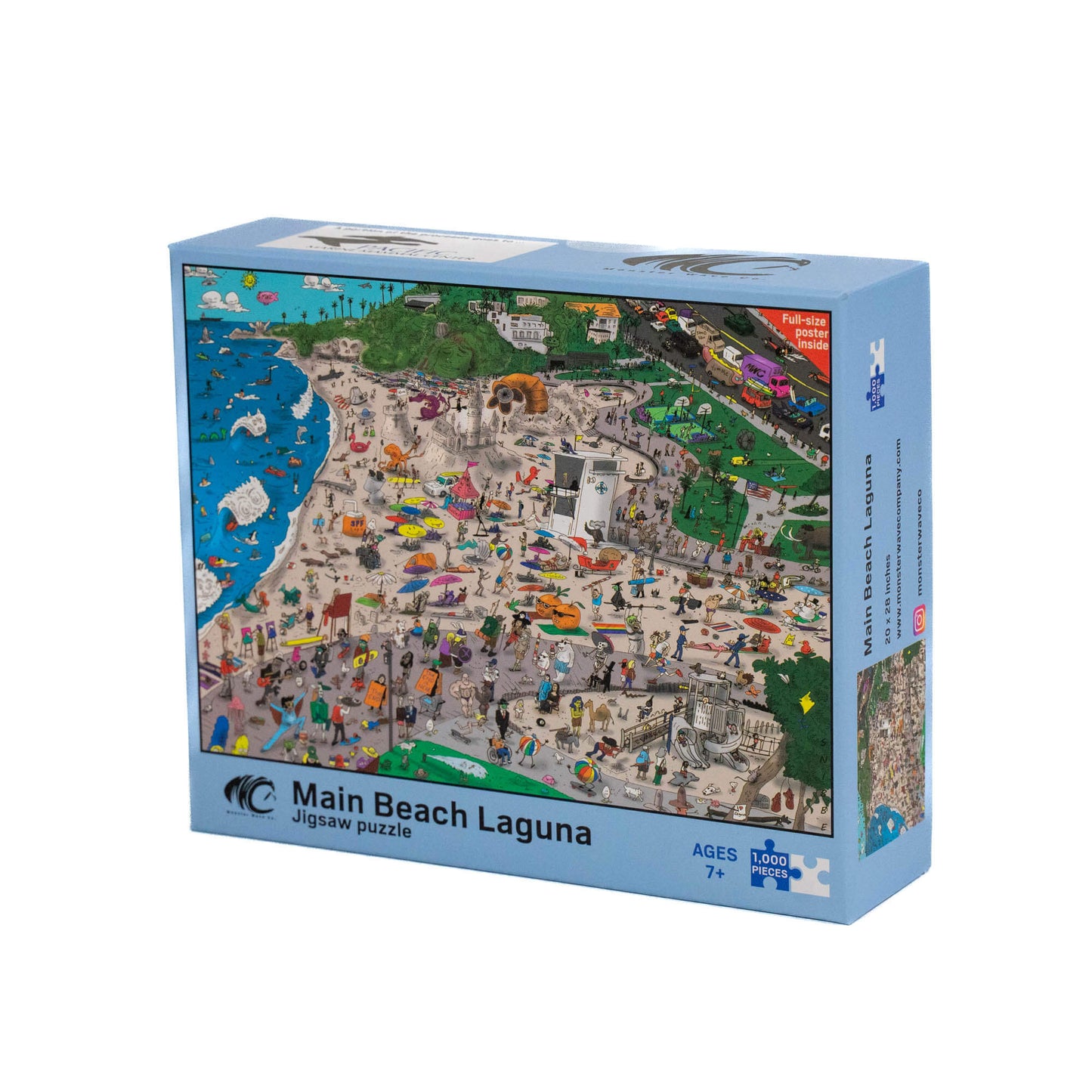 Main Beach Laguna - 1,000 Piece Jigsaw Puzzle