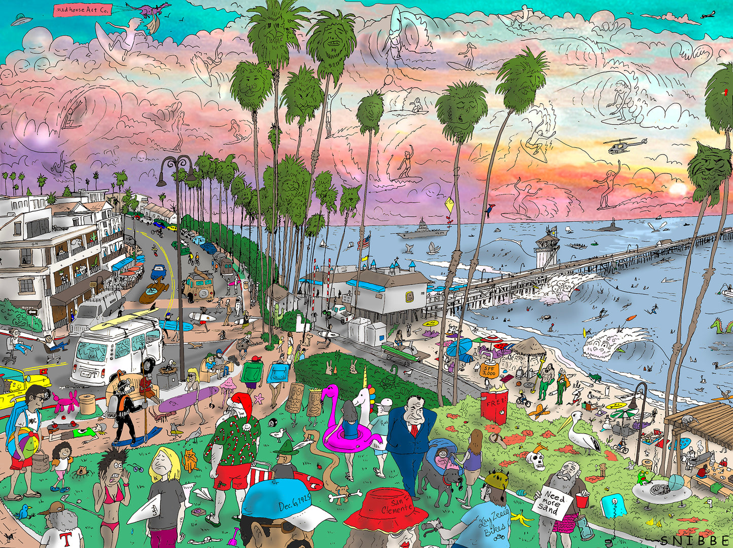 San Clemente Pier Jigsaw Puzzle